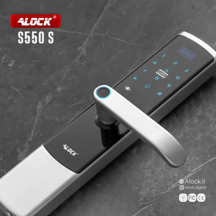 S550_2014667428 قفل اثر انگشتی دیجیتال ALOCK مدل S550 - تصویر 1