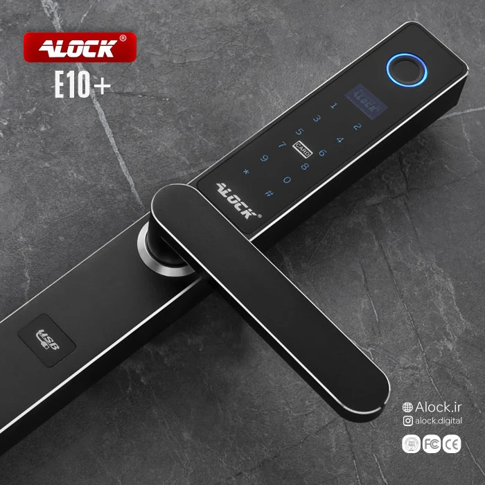 cover_165505309 قفل اثر انگشتی دیجیتال ALOCK مدل +E10 - تصویر 1